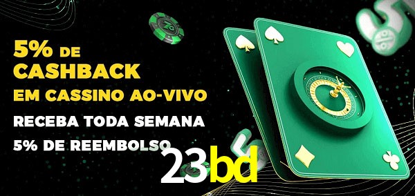 Promoções do cassino ao Vivo 23bd